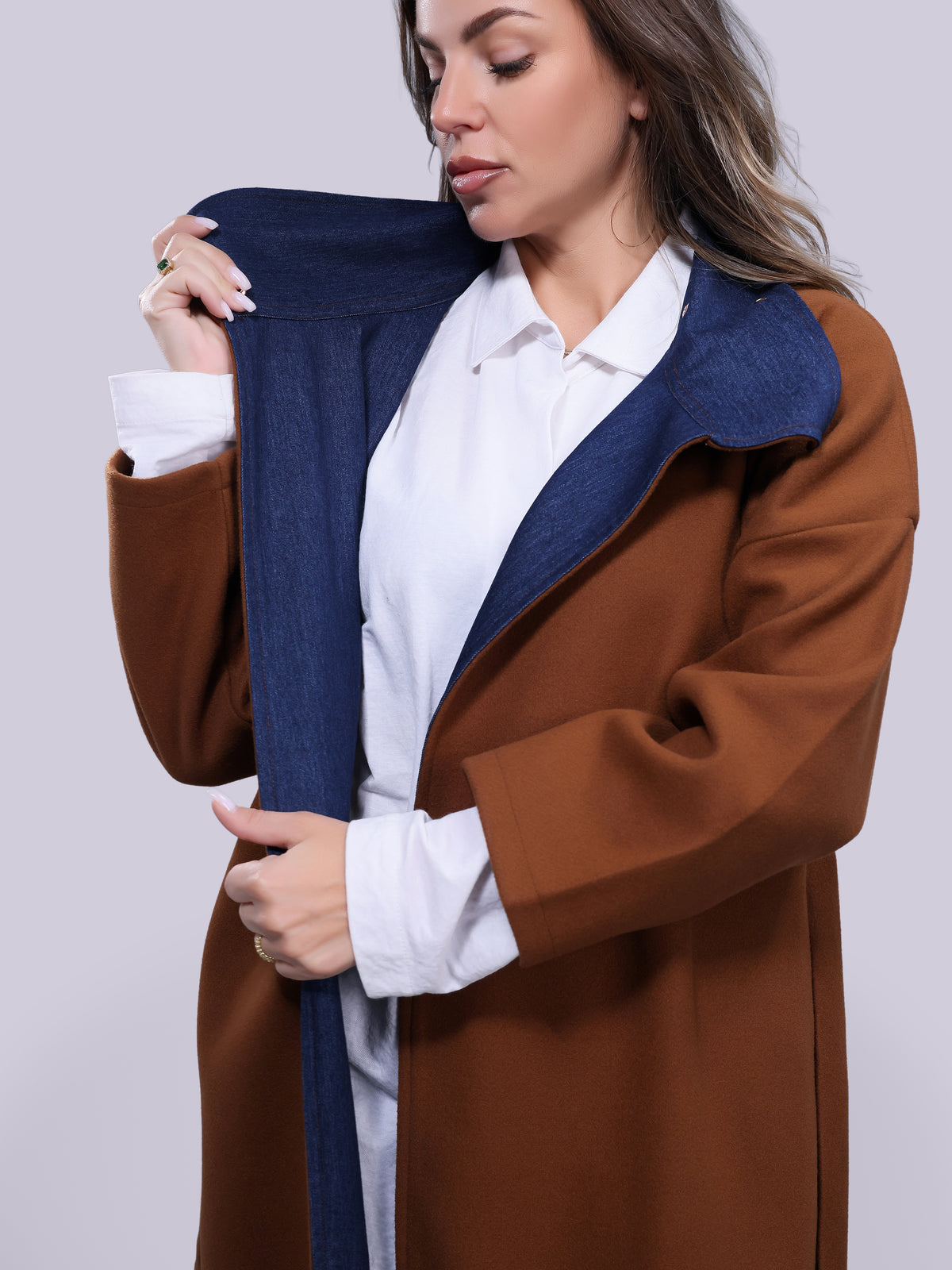 Denim Fusion Coat
