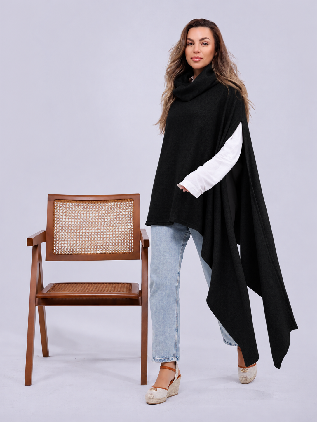 Boho Cape Pullover