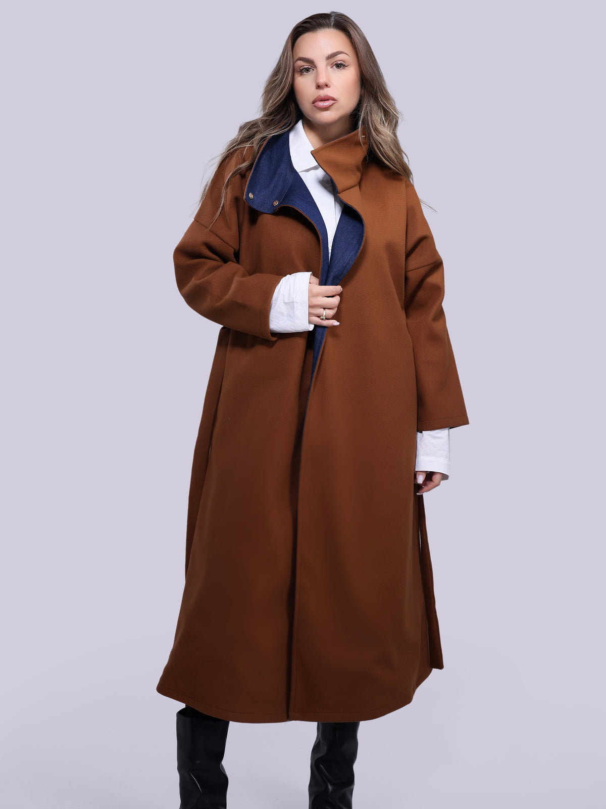 Denim Fusion Coat