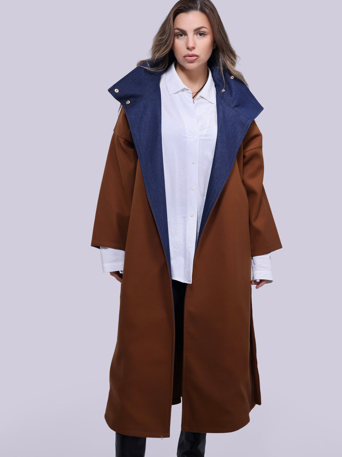 Denim Fusion Coat