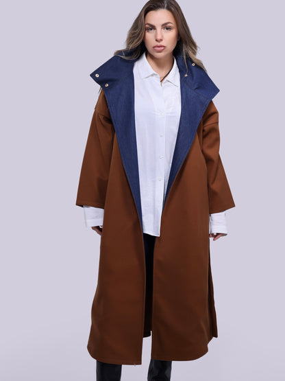 Denim Fusion Coat