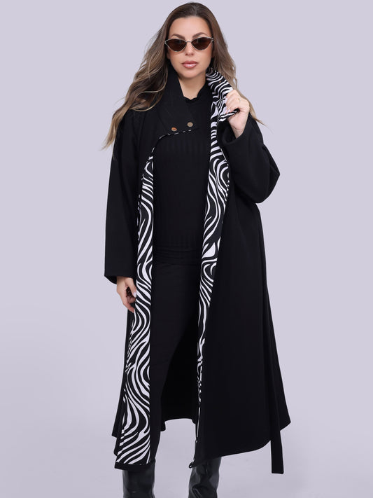 Wild Zebra Coat