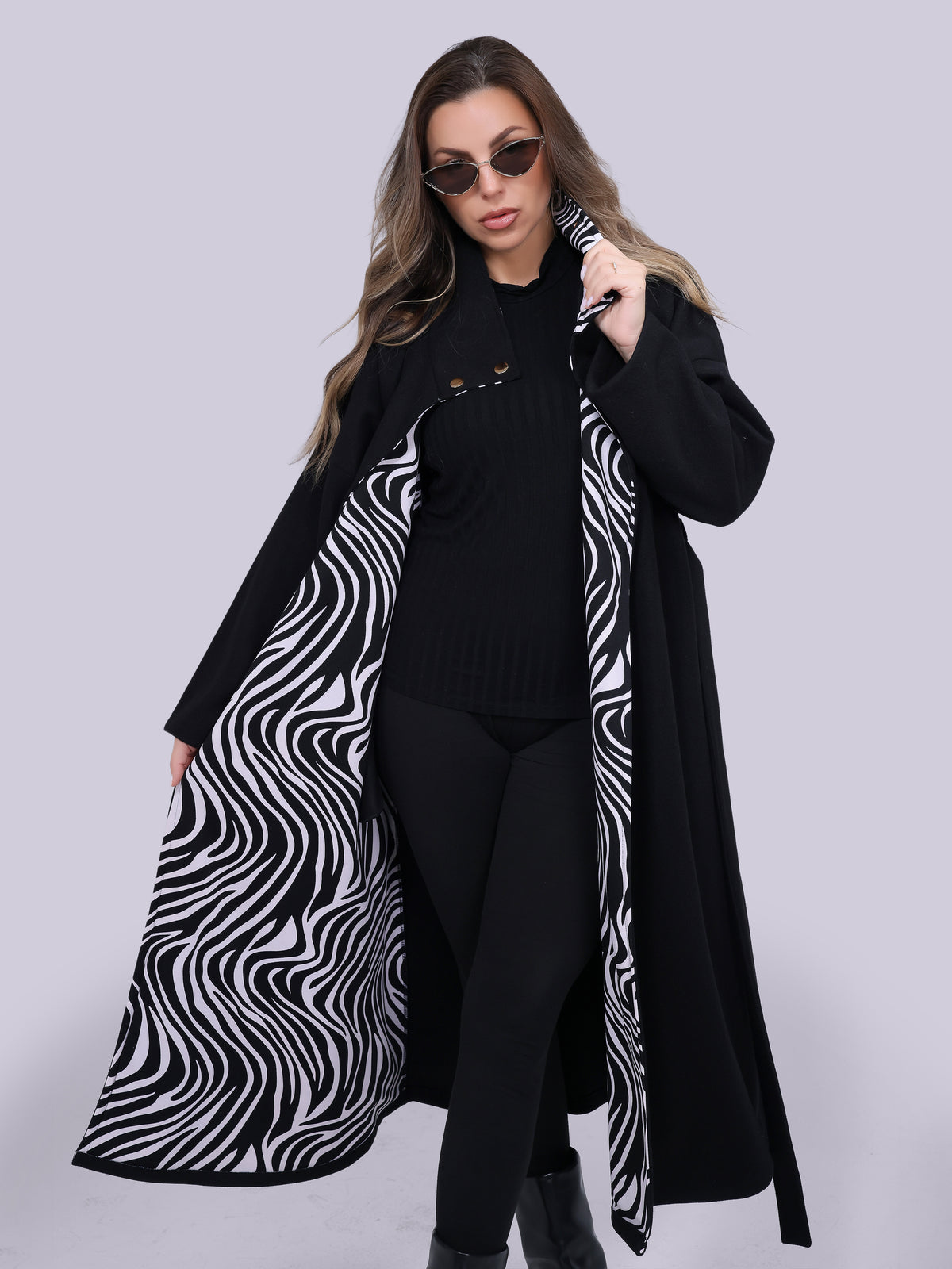 Wild Zebra Coat