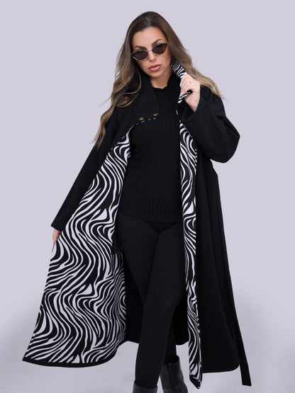 Wild Zebra Coat