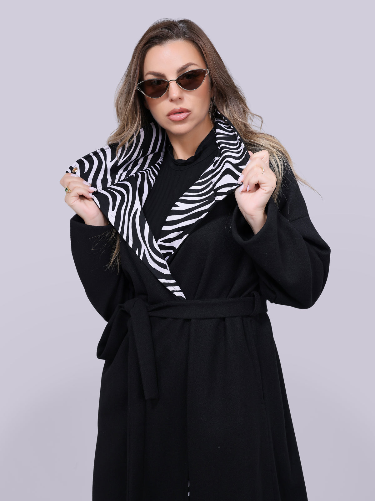Wild Zebra Coat