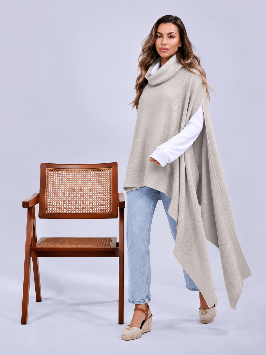 Boho Cape Pullover