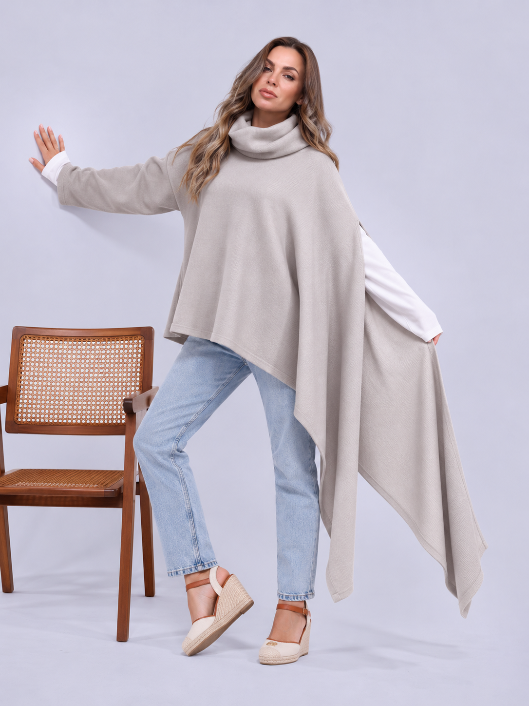Boho Cape Pullover