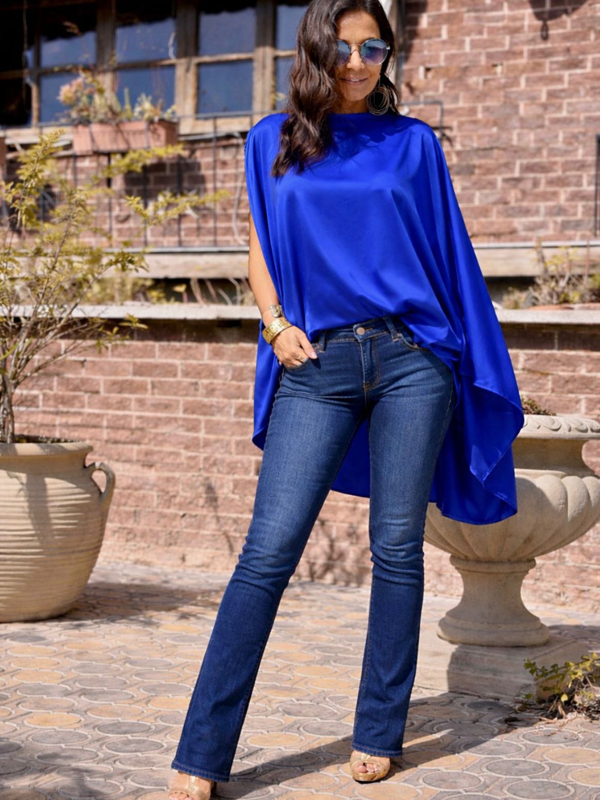 Flowy Blouse Free Styled