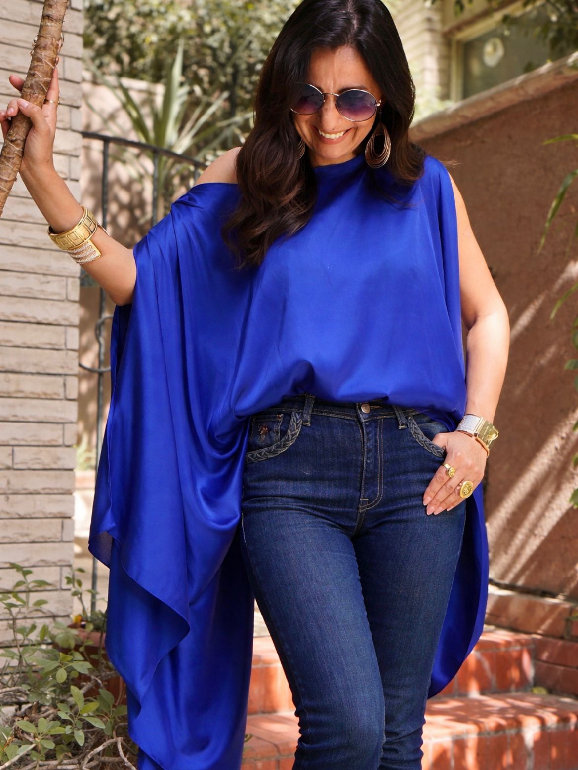 Flowy Blouse Free Styled