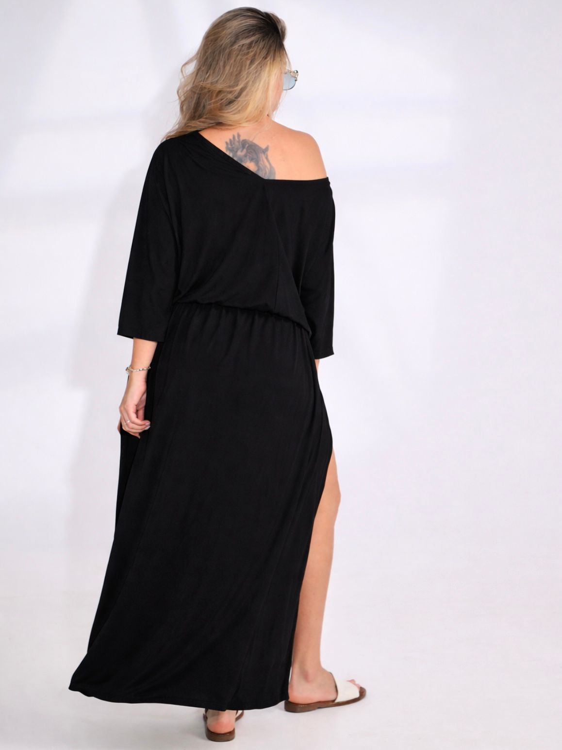 High n Low Flowy Dress
