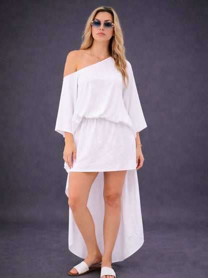 High n Low Flowy Dress