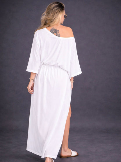 High n Low Flowy Dress
