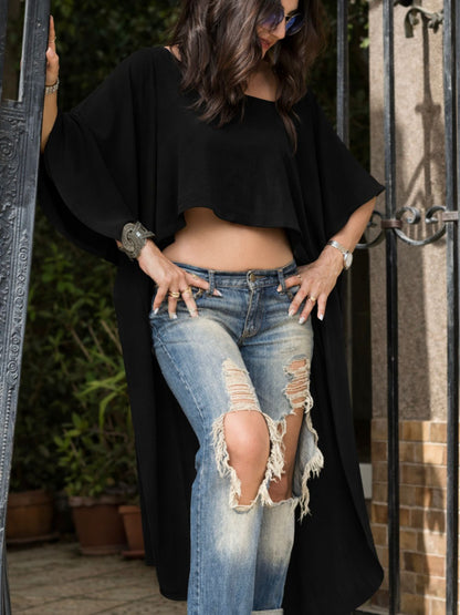 High n low Flowy Top