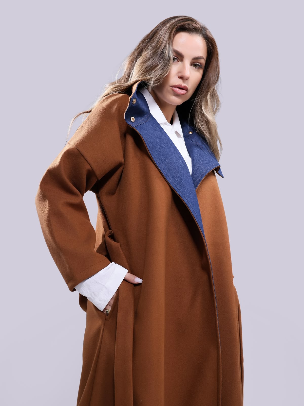 Denim Fusion Coat